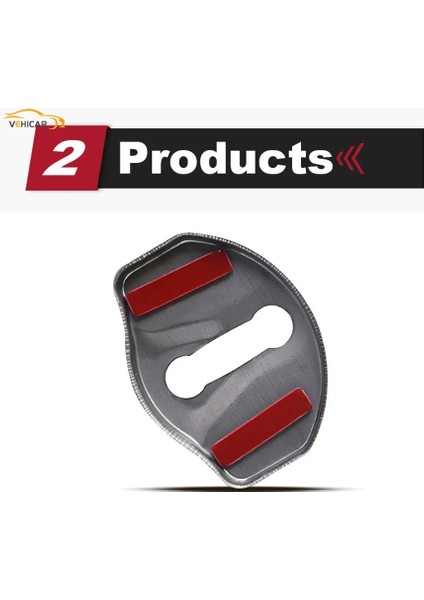 Karbonfiber Tarzı Vehıcar Araba Kapı Kilidi Kapağı Toka Koruyucu Pas Kapak Sticker Tesla Modeli 3 Model Y Aksesuarları Dekorasyon (Yurt Dışından) fırsatları