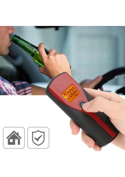Dijital Alkol Nefes Uyarısı Nefes Test Cihazı Sesli Uyarılı LCD Ekran Hızlı Tepki Alkol Ölçüm Cihazı Park Alkol Ölçüm Cihazı (Yurt Dışından) fiyatları