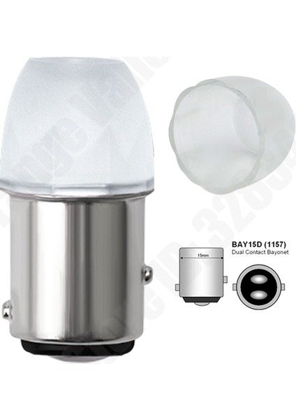12V Kırmızı Stil 1157 BAY15D Ww LED Ampul BA15S BAY15D LED Araba Sinyal Lambası R5W R10W Drl Gündüz Çalışan Işık Oto Dc 12V 24V (Yurt Dışından)