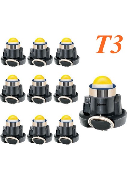 Kırmızı Stil T3 W5W B8.5d B8.4d B8.3d LED Ampuller Araba Gösterge Paneli Lambası Otomatik Gösterge Paneli Isınma Gösterge Işığı (Yurt Dışından)
