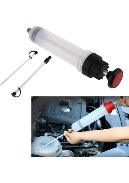 Ar Yağ Sıvısı Çıkarıcı Dolum Şırınga Şişesi Transfer El Pompası Aletleri (Yurt Dışından)
