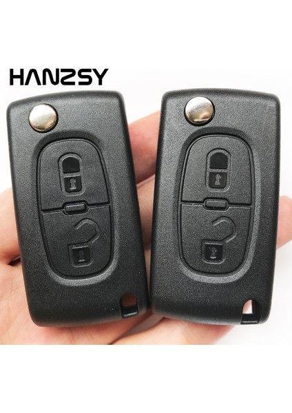 Av2 CE0536 2 Düğmeli Araba Çevirme Anahtarı Kabuk Citroeasso Için Peugeot Yedek Uzaktan Katlanır Anahtar Kapağı (Yurt Dışından) fiyatları