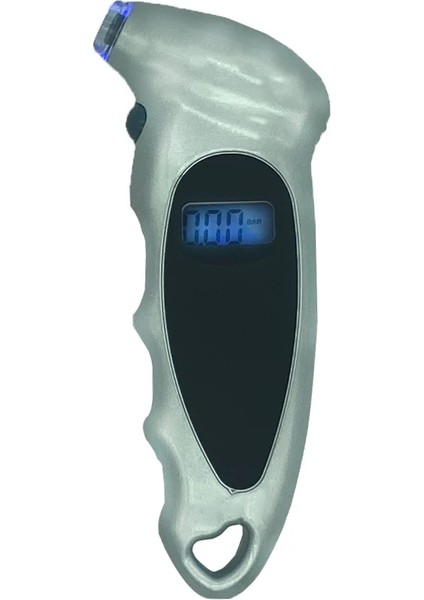 TG205 Gümüş Stil TG105 TG205 R Yüksek Hassasiyetli Dijital Araba Lastiği Lastik Hava Basıncı Göstergesi Ölçer LCD Ekran Manometre Barometreler Araba Kamyon Için (Yurt Dışından)
