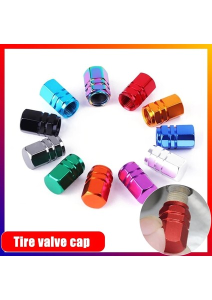 8 Adet Gümüş-Siyah Tarzı Alüminyum Alaşımlı Araba Lastiği Valf Kapakları Altıgen Lastik Valf Gövde Kapağı Hava Toz Kapakları Lastik Valf Kamyon Bisiklet Jant Valfi Gövde Kapağı (Yurt Dışından)