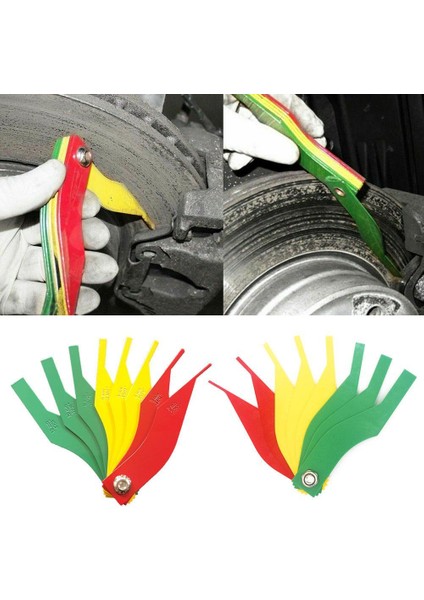 Çok Renkli Stil Yeni 8 1 Fren Balatası Ölçme Aracı Ölçer Ler Tester Ölçekli Astar Kalınlığı Aşınma Ölçer Kalınlık Ölçer Kullanışlı Ölçme (Yurt Dışından) fırsatları