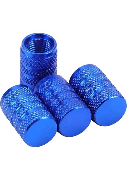 Lacivert Tarzı 4 Adet Alüminyum Alaşımlı Araba Tekerlek Lastik Vana Kapakları Lastik Jant Kök Kapakları Airdust Su Geçirmez Cıvatalı Lastik Kapakları Araba Kamyon Bisikletleri (Yurt Dışından)