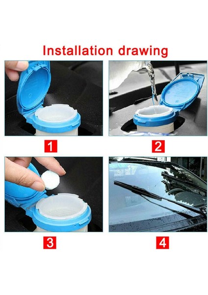 20 Adet Tarzı Araba Temizleyici Efervesan Tabletler Sprey Temizleyici Araba Cam Ön Cam Cam Temizleme Oto Aksesuarları Adet (Yurt Dışından) modelleri