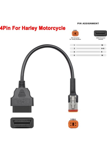 Evrensel K Can Stili Motosiklet Motobike Için Ktm Obd2 Konnektörü Için Yamahahondasuzukı Için Ducadıkawasakı Moto Için Harley Obd Için Uzatma Kablosu (Yurt Dışından) fırsatları