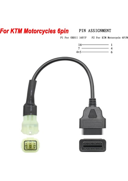 Evrensel K Can Stili Motosiklet Motobike Için Ktm Obd2 Konnektörü Için Yamahahondasuzukı Için Ducadıkawasakı Moto Için Harley Obd Için Uzatma Kablosu (Yurt Dışından) indirimleri