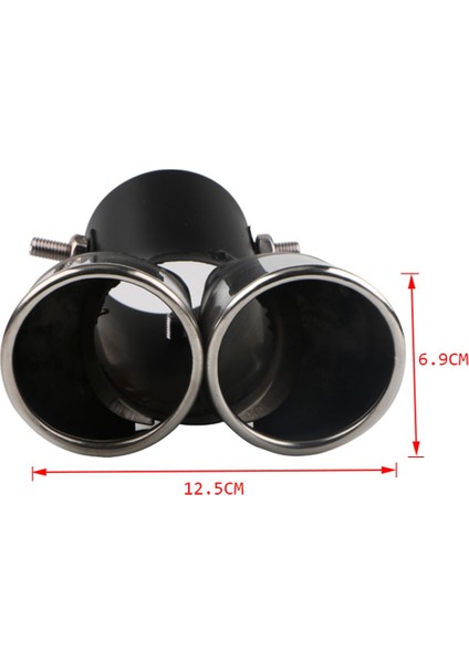 M Stili Yazın Arayüz Singledual Outlet Evrensel Araba Egzoz Ucu Paslanmaz Çelik Oto Susturucu Kuyruk Borusu Araba Aksesuarları 1.5l-2.2l Için (Yurt Dışından) modelleri