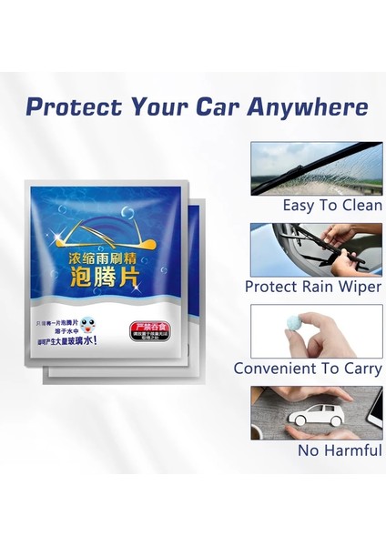 20 Adet Tarzı Ar Ön Cam Silecek Cam Yıkayıcı Araba Silecek Katı Efervesan Tablet Otomatik Cam Temizleme Araba Cam Temizleyici (Yurt Dışından) modelleri