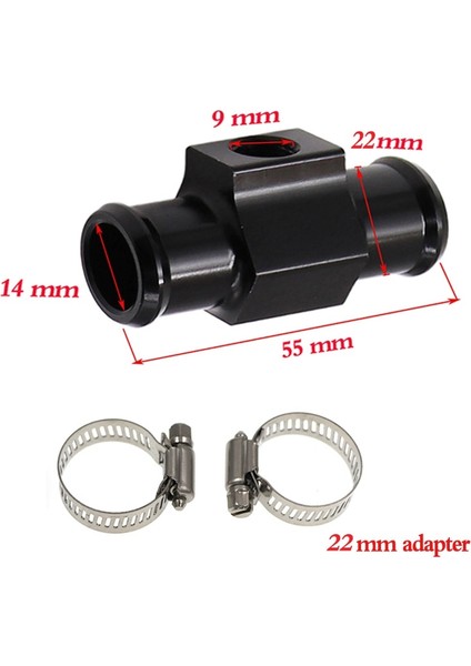 22 mm Sensör Stili Koso Motosiklet Termometre Yamxha Nmax Xmax Tmax LED Dijital Ekran Su Sıcaklık Adaptörü Sensörü Aksesuarları Seti (Yurt Dışından)