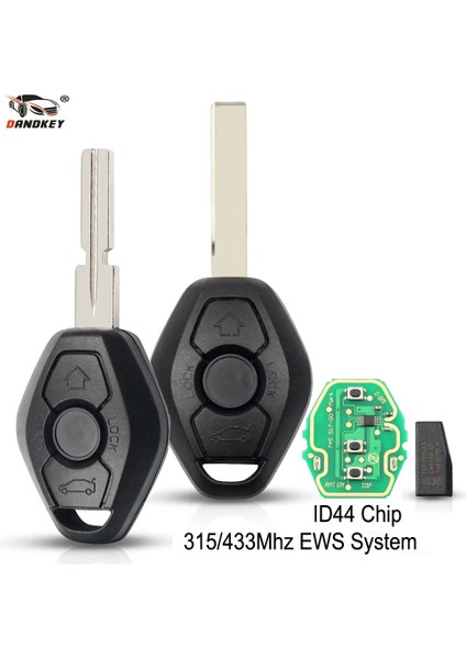 Değiştirilmiş HU92 Anahtar Stili Bmw Ews Sistemi Için Dandkey Araba Uzaktan Anahtarı E38 E39 E46 X3 X5 Z3 Z4 Serisi Mhz Kımlığı Boş Anahtar Kabuk Verici (Yurt Dışından)