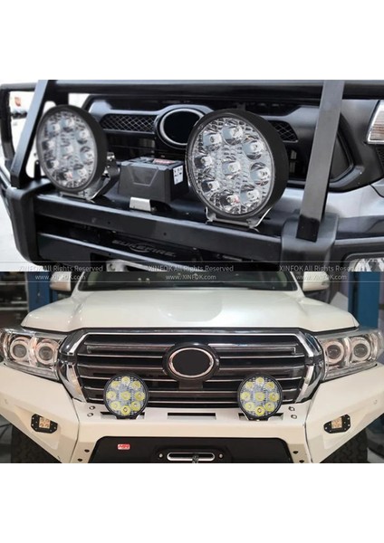 Altın Tarzı Araba LED Çalışma Işığı Md 27 Watt 48 Watt Dc Volt Parlak Sel Spotları Kamyon 4x4 4WD (Yurt Dışından) indirimleri