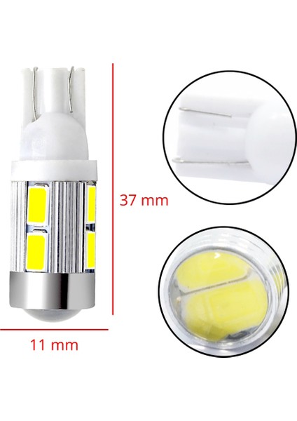 10 LED Tarzı Kristal Mavi T10 W5W Beyaz Kırmızı Mavi Yeşil Oto LED Gövde Fren Dönüş Sinyali Ampul Otopark Kuyruk Işıkları Ters Lamba Plaka Işık 12 V (Yurt Dışından) modelleri