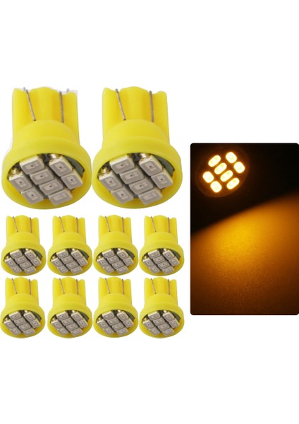 Ac Dc 6V Stili Sarı Acdc 6V 6.3V Dc 12V 24V LED Ampul Arcade Pinball Araba Işık W5W Smd LED Beyaz Mavi Kırmızı Yeşil Amber Pembe (Yurt Dışından)