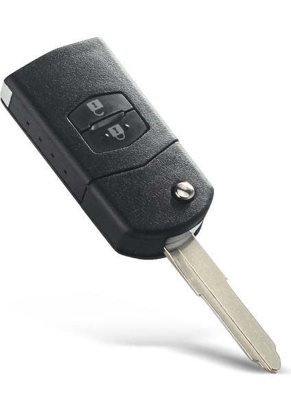 Model 2 Tarzı Keyyou Düğmesi Uzaktan Anahtar Boş Kılıf Katlanır Uzaktan Kumandalı Anahtar Kabuk Kılıf Fob Pad Mazda Rx8 Mx5 2b Içın (Yurt Dışından)
