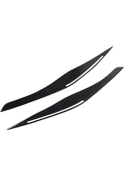 Siyah Stil Karbon Fiber Far Göz Kapağı Kaş Kapağı Çıkartmalar Bmw E90 Eı 335I M3 Için Trim (Yurt Dışından) fırsatları