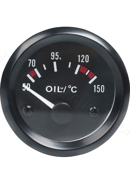 Yağ Sıcaklığı Tarzı Araç Ölçer 12V Otomobil Araba Göstergesi Su Sıcaklığı Yağ Sıcaklığı Yağ Basıncı Yakıt Voltları Yağ Basını kg Ampermetre Ölçer Siyah Kabuk (Yurt Dışından)
