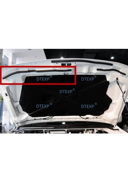 Arka MR437091 Stili 1 Parça Kaput Kauçuk Conta Pajero V73 Için Kaput Kauçuk Hava Şeridi Montero Için Araba Vücut Kauçuk Shogun V77 V75 Için (Yurt Dışından) modelleri