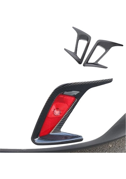 Karbon Fiber Renk Stili Ford Focus Hatchback Mk4 Için 2 Adet Arka Sis Işık Lambası Çerçeve Kapak Trim (Yurt Dışından) modelleri