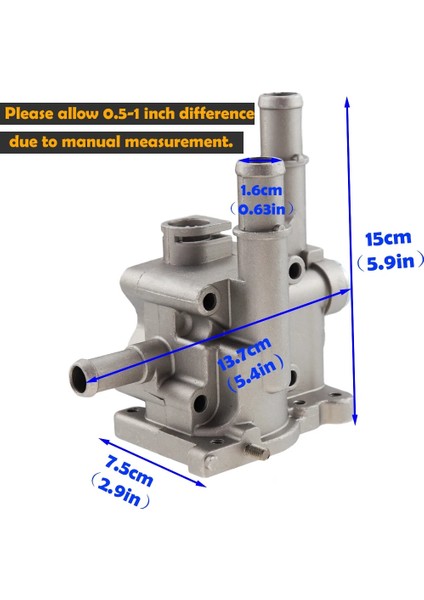 Chevrolet Chevy Cruze Aveo Orlando Için Alüminyum Termostat Muhafaza Kapağı Opel Astra Zafira Signum Moka Için (Yurt Dışından)