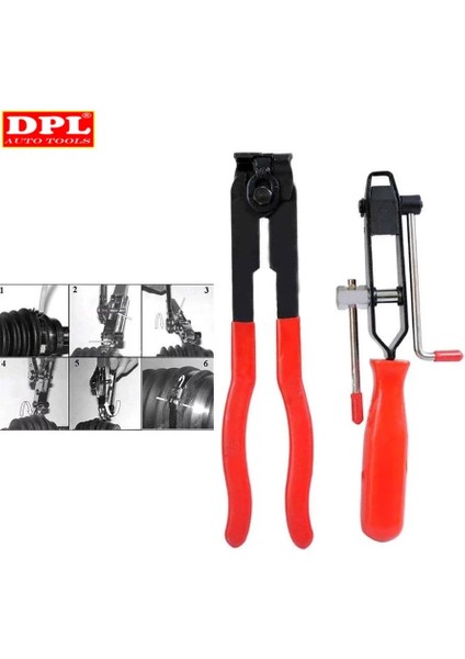 2 Adet Tarzı Et Cv Ortak Kelepçe Bantlama Kurulum Aleti Kulak Tipi Önyükleme Kelepçesi Pense Metal El Aleti Kırmızı+Siyah Cv Önyükleme Kelepçesi Pensesi (Yurt Dışından) fırsatları
