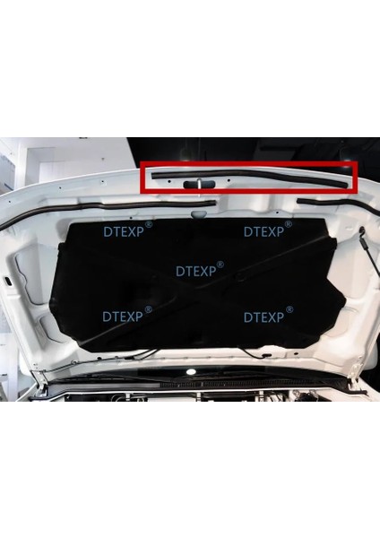 Ön MR503543 Tarzı 1 Parça Kaput Kauçuk Conta Pajero V73 Için Kaput Kauçuk Hava Şeridi Montero Için Araba Vücut Kauçuk Shogun V77 V75 Için (Yurt Dışından) modelleri