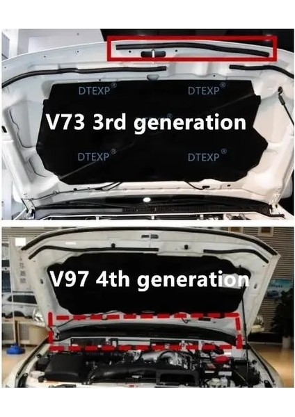 Ön MR503543 Tarzı 1 Parça Kaput Kauçuk Conta Pajero V73 Için Kaput Kauçuk Hava Şeridi Montero Için Araba Vücut Kauçuk Shogun V77 V75 Için (Yurt Dışından) fırsatları