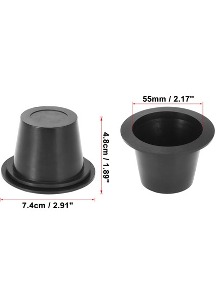 Xiyu Shop 2 Adet 70MM Tarzı Uxcell mm Dia Rubber Housing Seal Cap Dust Cover For Car LED Hıd Headlight Lamp (Yurt Dışından)