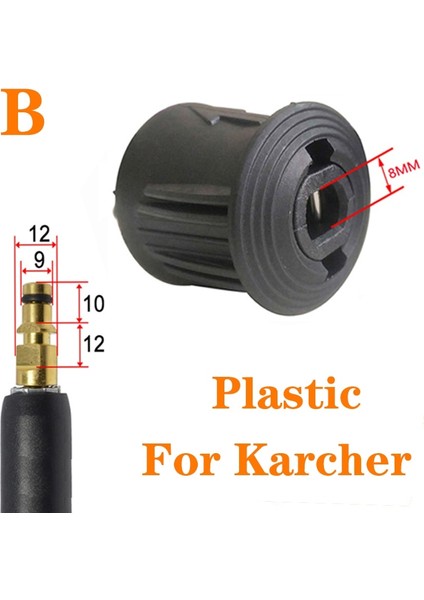 Karcher Stili Için Plastik Nilfisk Stihl Bosch Için Yüksek Basınçlı Yıkayıcı Çıkış Hortumu Adaptörü Bağlayıcı Sprey Wter Tabancası Araba Yıkama Hortumu Ortak Aksesuarları (Yurt Dışından)