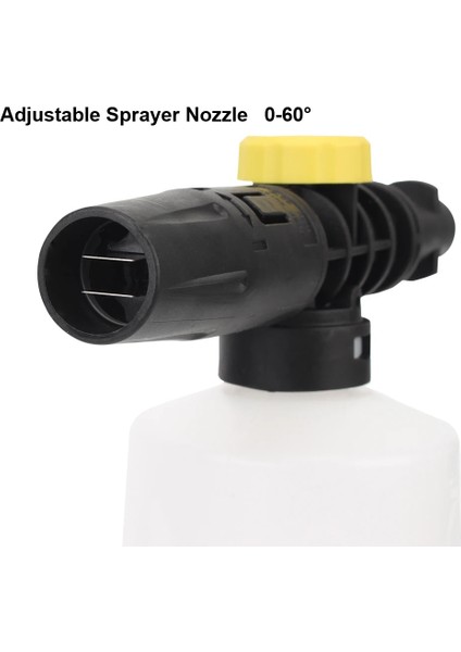 Beyaz Stil 750 ml Araba Sabun Köpük Jeneratörü Yüksek Basınçlı Yıkayıcı Ayarlanabilir Püskürtme Memesi Lance Karcher K2 K3 K4 K5 K6 K7 Araba Aksesuarları (Yurt Dışından) indirimleri