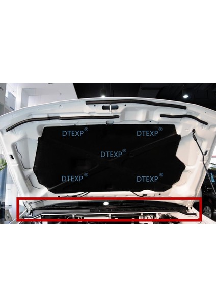 L Küçük MR437095 Stili 1 Parça Kaput Kauçuk Conta Pajero V73 Için Kaput Kauçuk Hava Şeridi Montero Için Araba Vücut Kauçuk Shogun V77 V75 Için (Yurt Dışından) indirimleri