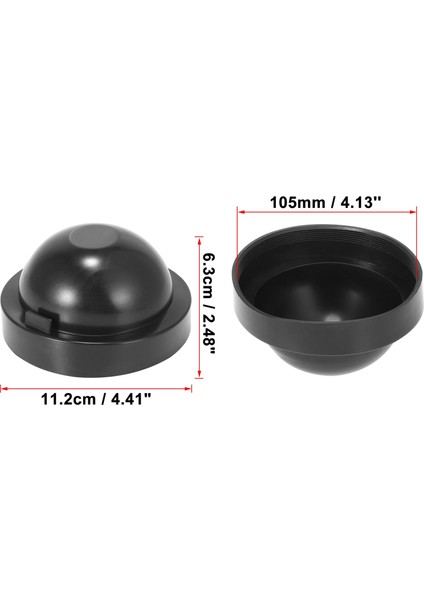 2 Adet 105MM Tarzı Uxcell mm Dia Rubber Housing Seal Cap Dust Cover For Car LED Hıd Headlight Lamp (Yurt Dışından)