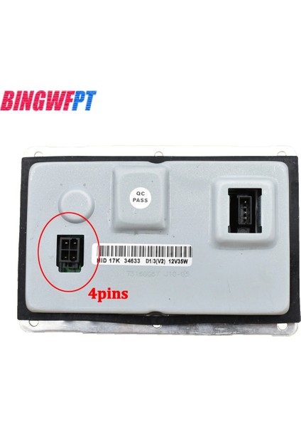 2 Adet-Tel Yeni LAD5GL V D1S D1R D2S D2R Xenon Far Kontrol Ünitesi Audi A4 S4 Için Balast Ecu (Yurt Dışından)