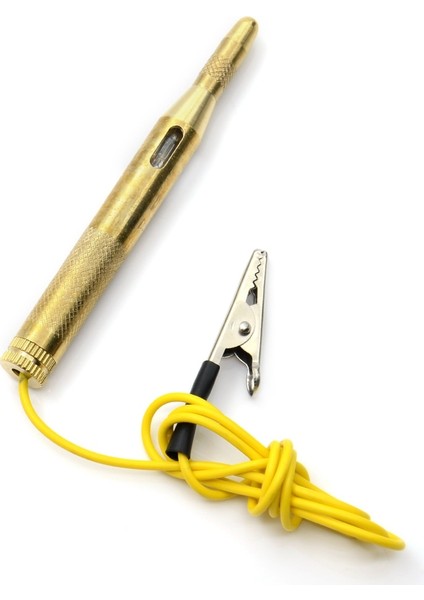 Altın Tarzı Yeni Araba-Styling Dc 6V 12V 24V Işık Sistemi Test Probu Lambası Süreklilik Araba Elektronik Voltaj Devre Test Cihazı Teşhis Kablosu (Yurt Dışından)