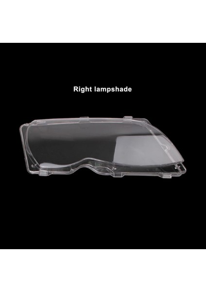 Doğru Stil Araba Aksesuarları Far Su Geçirmez Şeffaf Lensler Değiştirme Bmw E46 4 Dr Için Sol ve Sağ Far (Yurt Dışından)