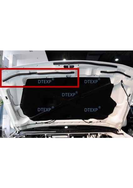 R Orta MR437092 Stili 1 Parça Kaput Kauçuk Conta Pajero V73 Için Kaput Kauçuk Hava Şeridi Montero Için Araba Vücut Kauçuk Shogun V77 V75 Için (Yurt Dışından)