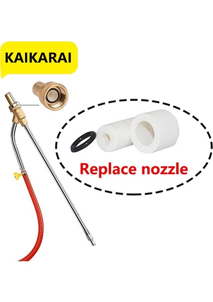 Renksiz Stil Basınçlı Yıkama Makinesi Kumlama Memesi Ucu Aksesuar Seti M22 Erkek Için Karcher, I Yedek Islak Kumlama Eki Ataşmanı (Yurt Dışından)