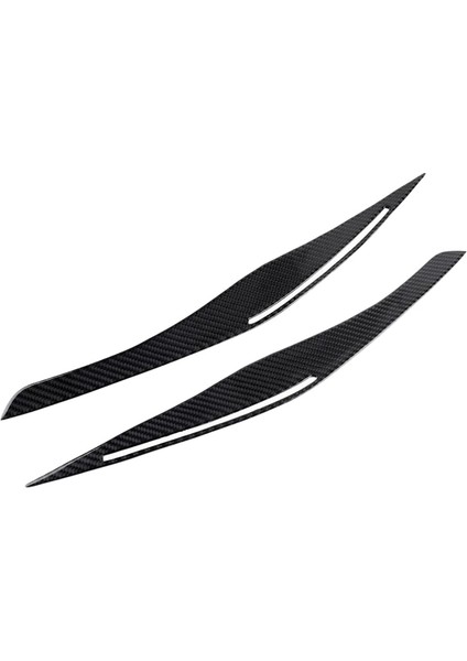Siyah Stil Karbon Fiber Far Göz Kapağı Kaş Kapağı Çıkartmalar Bmw E90 Eı 335I M3 Için Trim (Yurt Dışından) fırsatları
