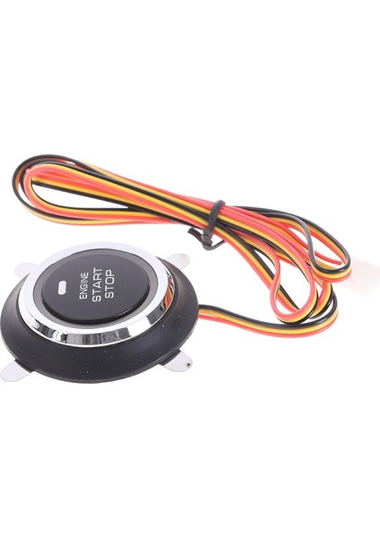 4X4X1CM Stili V Otomatik Değiştirme Araba Motoru Çalıştırma Durdurma Düğmesi Anahtarsız Giriş Kontak Marş Anahtarı (Yurt Dışından)