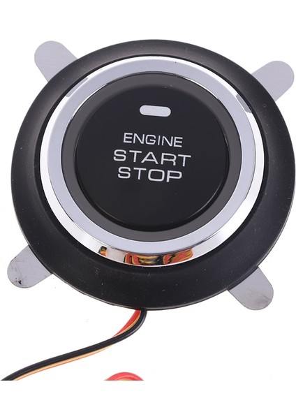 4X4X1CM Stili V Otomatik Değiştirme Araba Motoru Çalıştırma Durdurma Düğmesi Anahtarsız Giriş Kontak Marş Anahtarı (Yurt Dışından)