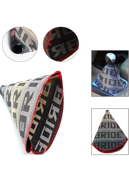 Gelin Grisi Jdm Gelin Recaro Yüksek Li Hiper Fabrft Boot Yarış Vites Topuzu Kapağı Kırmızı Dikişli Evrensel Araba Için (Yurt Dışından) modelleri