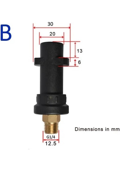 Kahverengi Tarzı Kar Köpüğü Lance Adaptörü Köpük Tabanca Lance Nozul Konnektörü Köpük Topu Adaptörü Karcher K2 K3 K4 K5 K6 K7 Yüksek Basınçlı Yıkayıcı (Yurt Dışından)