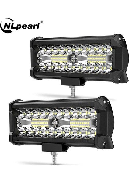 1 Adet 60W Lamba Stili Nlpearl 72W 144W Işık Barwork Işık Spot LED Işık Çubuğu Kamyon Sürüş Için Offroad Tekne Araba Traktör 4x4 Suv Atv 12V 24V (Yurt Dışından) fiyatları