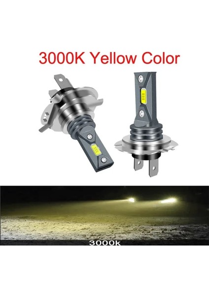 H10 Stili 3000K Altın K 8000K K H4 H7 H11 H1 Turbo LED Araba Far Ampul Hb Hb4 H8 Oto Işıkları Otomobil Sürüş Sis Lambası (Yurt Dışından)