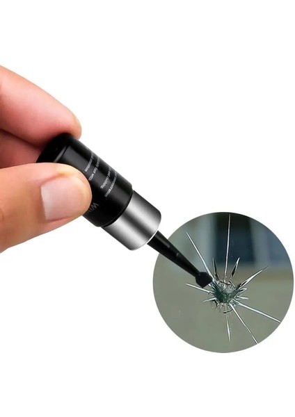 Tek Sarı Stil Araba Ön Camı Kırık Onarım Aracı Cam Nano Onarım Sıvısı Ön Cam Çizik Çatlak Geri Yükleme Cam Kür Tutkalı Araba Aksesuarları (Yurt Dışından)