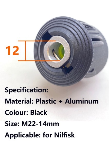 Nilfisk Stili Için Plastik Nilfisk Stihl Bosch Için Yüksek Basınçlı Yıkayıcı Çıkış Hortumu Adaptörü Bağlayıcı Sprey Wter Tabancası Araba Yıkama Hortumu Ortak Aksesuarları (Yurt Dışından) fiyatları