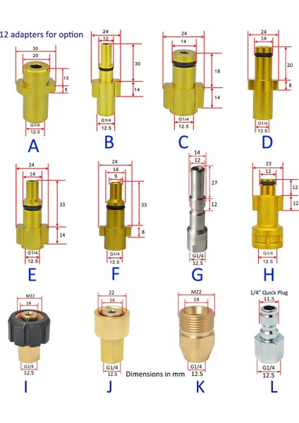 Hd Yeni Tip Stil Basınçlı Yıkama Değnek Ipuçları Araba Yıkama Jet Lance Nozul Su Püskürtme Lance Ucu Karcher Bort Nilfisk Bosch Lavor Için Basınçlı Yıkama Makinesi (Yurt Dışından)