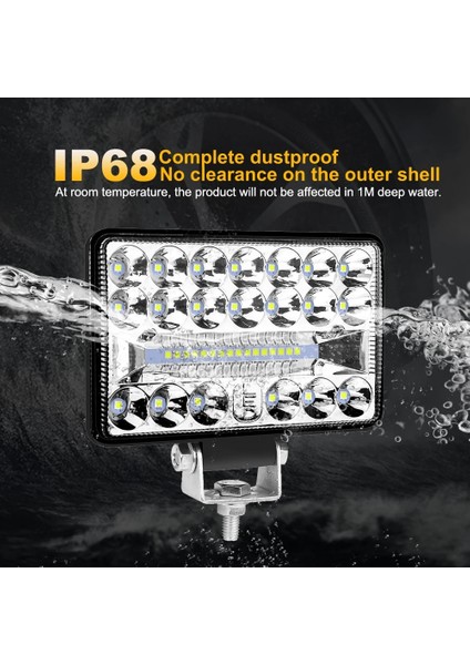 2 Adet 4 Inç 54W Tarzı Nlpearl 4'' 5'' 6'' 7 Inç LED Işık Çubuğu Offroad Spot Sel Kamyon Araba Tekne Traktör Için LED Çalışma Işığı 4x4 Atv Farlar 12V 24V (Yurt Dışından) modelleri